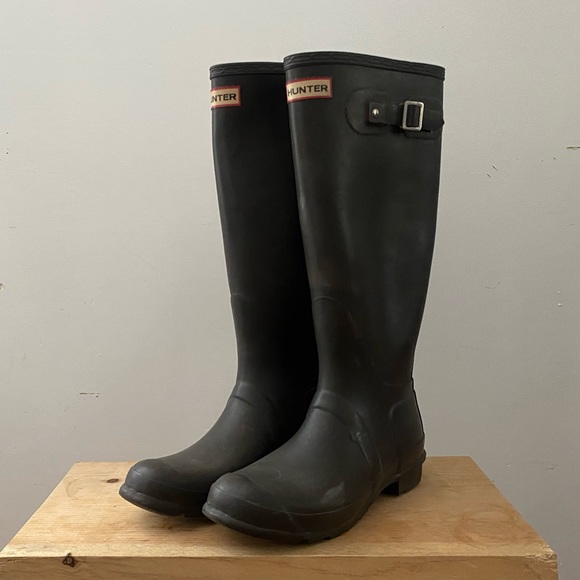 Hunter Shoes - 💘Black Tall Hunter Rainboots, Rubber boots.